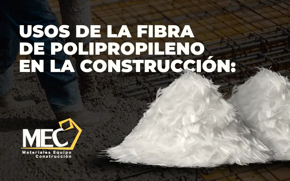 usos de la fibra de polipropileno Fibra de polipropileno